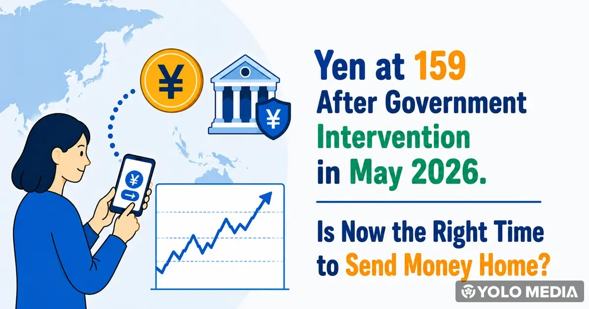 Yen at 159 After Government Intervention in May 2026. Is Now the Right Time to Send Money Home?