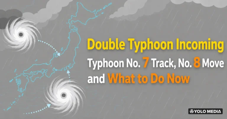 Double Typhoon Incoming (June 2026): Typhoon No. 7’s Latest Track, No. 8’s Movement, and What to Prepare Right Now