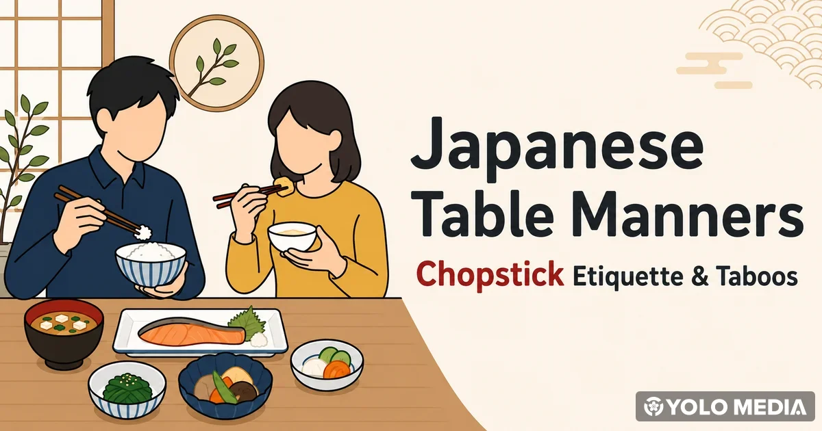 Japanese Table Manners & Chopstick Etiquette: Rules and Taboos You Might Not Know