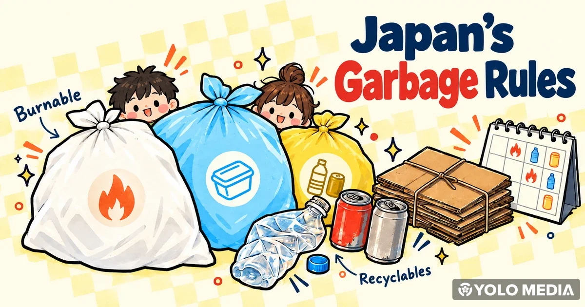 Garbage Rules in Japan: Sorting, Bulky Items & Appliances