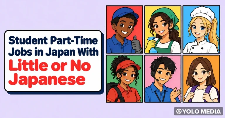 Student Part-Time Jobs in Japan With Little or No Japanese